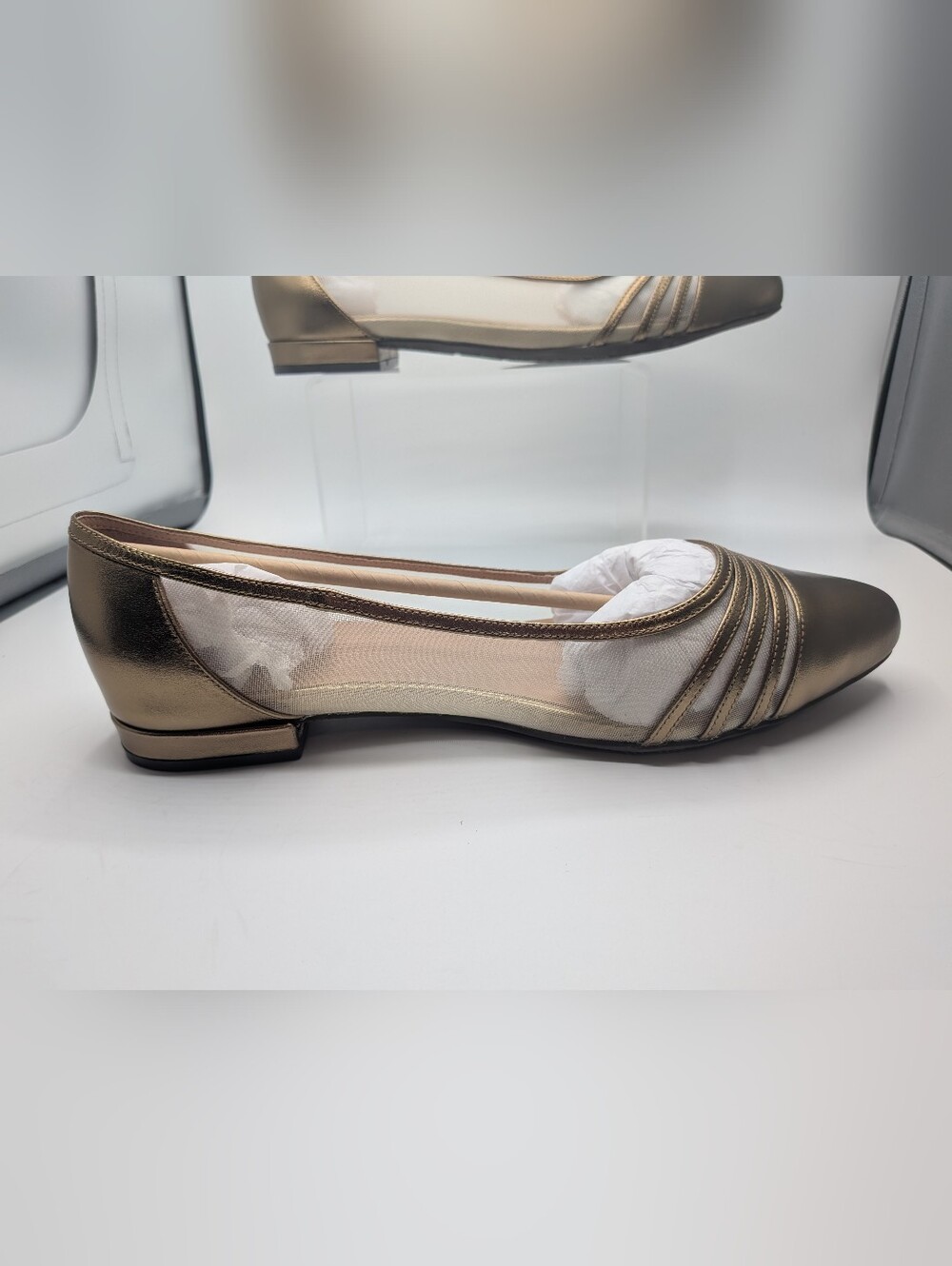 Celeste Ballerina Flats Bronze NWB- Size 11 - Picture 8 of 14